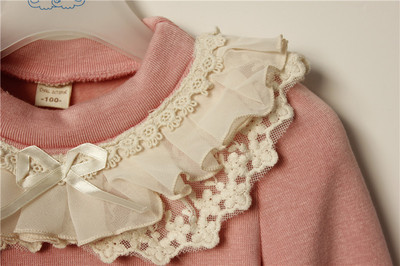 【2013新款冬裝女童打底衫 童針織衫 毛毛袖圓領(lǐng)加厚套頭衫138106】價格,廠家,圖片,童針織衫,湖州翔麟子服飾-