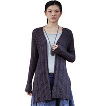 茵曼2012秋新款女棉麻不規則下擺中長款針織開衫H8231.報價,怎么樣,茵曼2012秋新款女棉麻不規則下擺中長款針織開衫H8231.去哪買-IT168產品報價